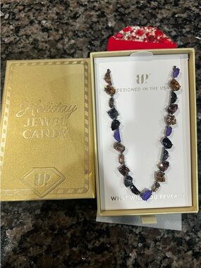 Bomb party jewel candy necklace